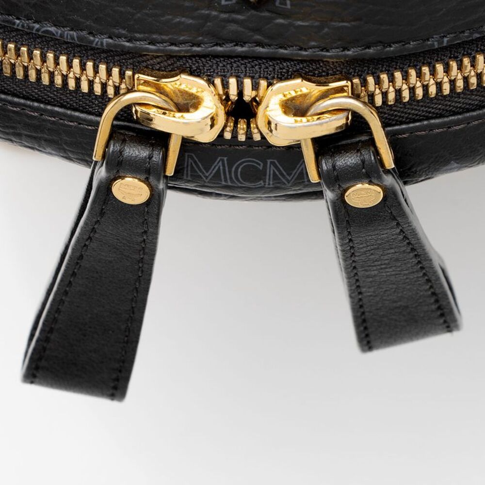 MCM Visetos Studded Stark Medium Backpack - Picture 9 of 12